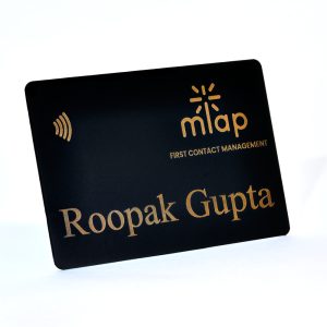 Black Metal Card