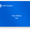Blue Digital Business Card-1 Blue Digital Business Card