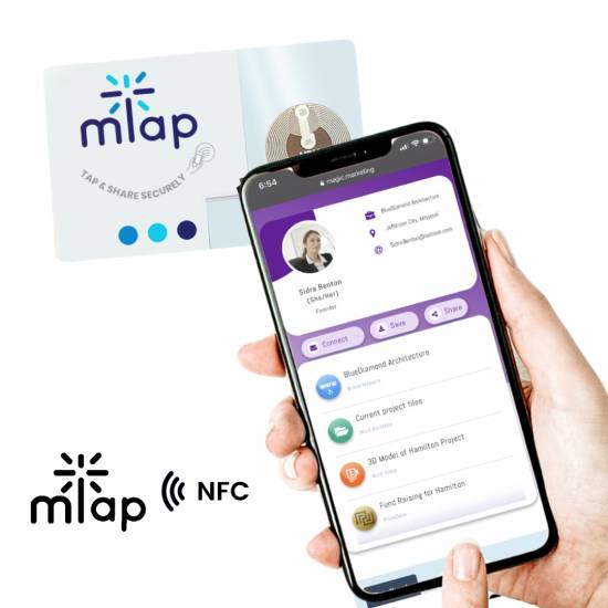NFC Enabled Plastic Clear Card2 NFC Enabled Plastic Clear Card2