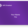 Purple Digital Business Card