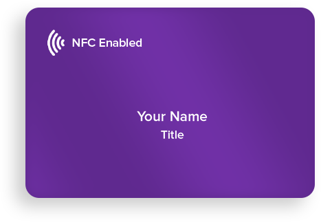 Purple Digital Business Card