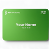 green-nfc-business-card-with-qr