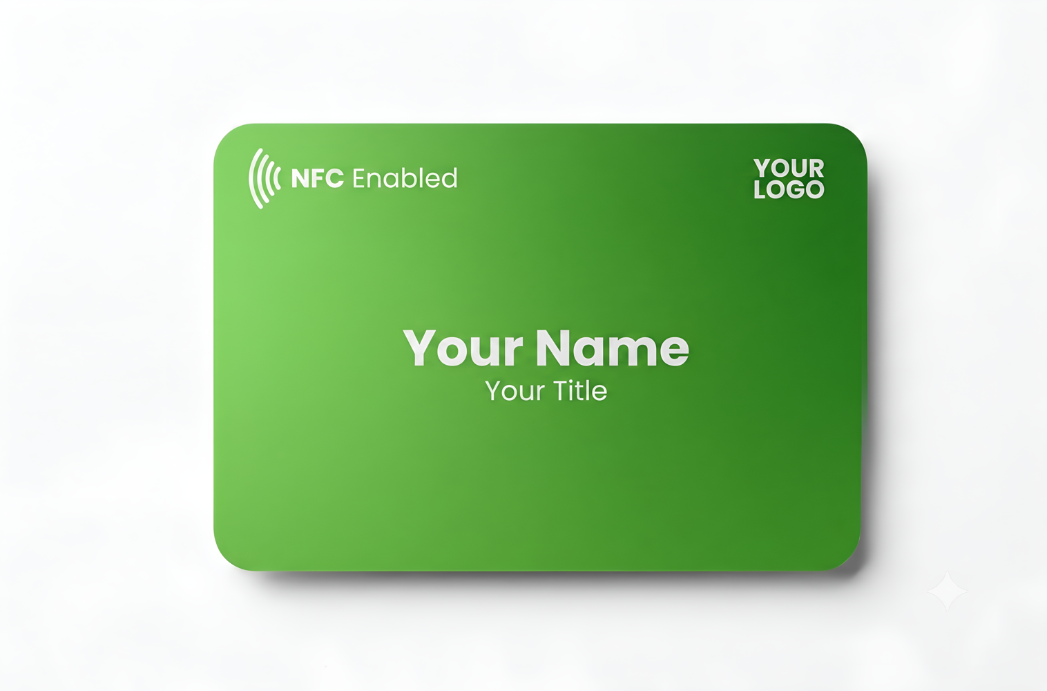 green-nfc-business-card-with-qr