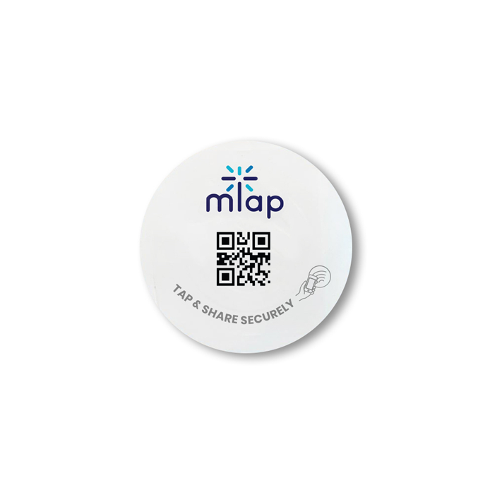 mTap Circle Flat Large with QR Code mTap Circle Flat Large with QR Code