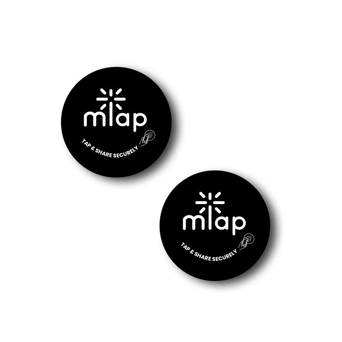 mTap Circle Flat Small Black