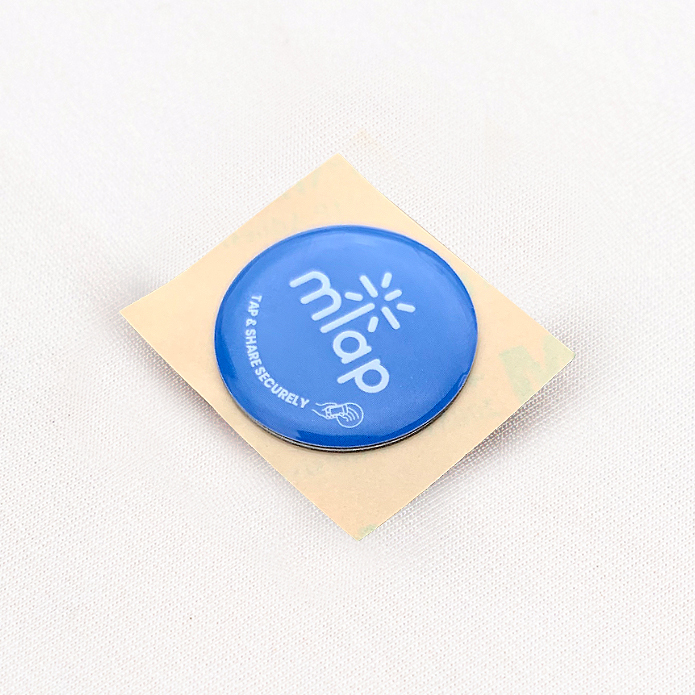 mTap Circle Flat Small Blue3_1