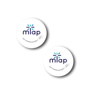 mTap Circle Flat Small White