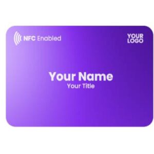 mTap Purple Digital Business Cards