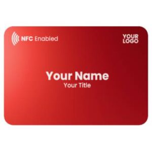 mTap Red Digital Business Cards